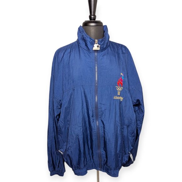 Vintage 1996 Atlantic Olympic Games Collection Starter Full Zip Jacket Size XL - Picture 1 of 16